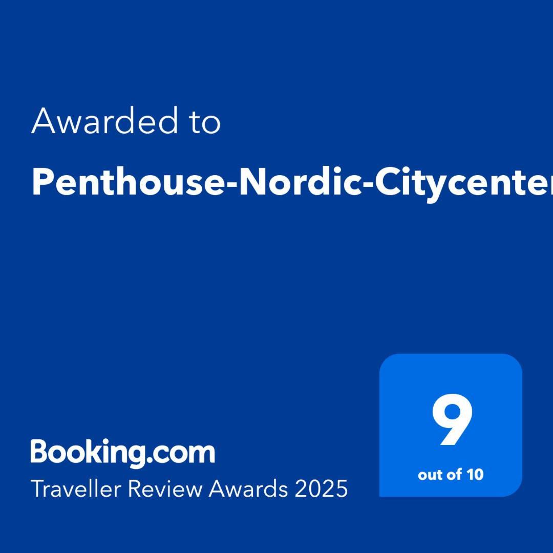 Penthouse-Nordic-Citycenter-Balcony Copenhaga Exterior foto